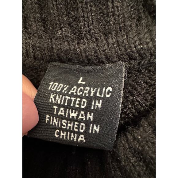 Van Heusen Mens L Vintage Grandpa Slouchy Oversized Sweater Academia Retro - Picture 5 of 6